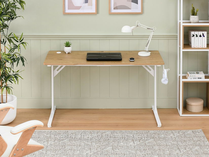 PC stolík Matts 140 (dub + biela)