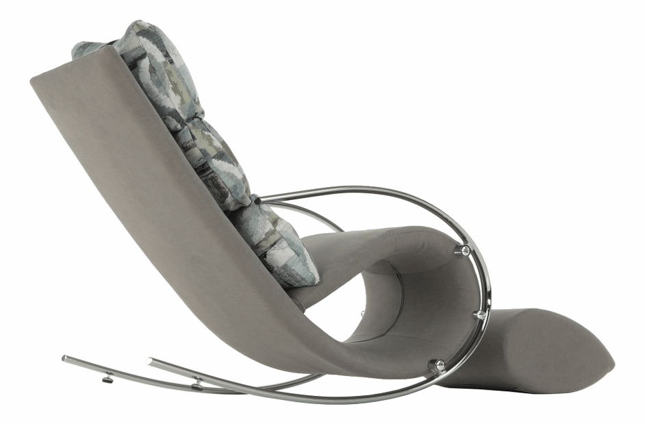 Fotelja za ljuljanje Reta (siva) 
