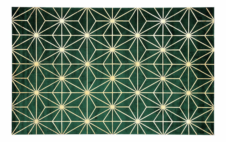 Szőnyeg 140x200 cm SILBE (szövet) (zöld)