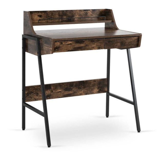 Masă de scris Propulsor (stejar rustic + negru) 