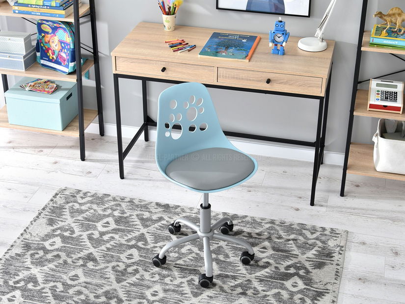 Scaun pentru copii Footy (gri albastru + gri)