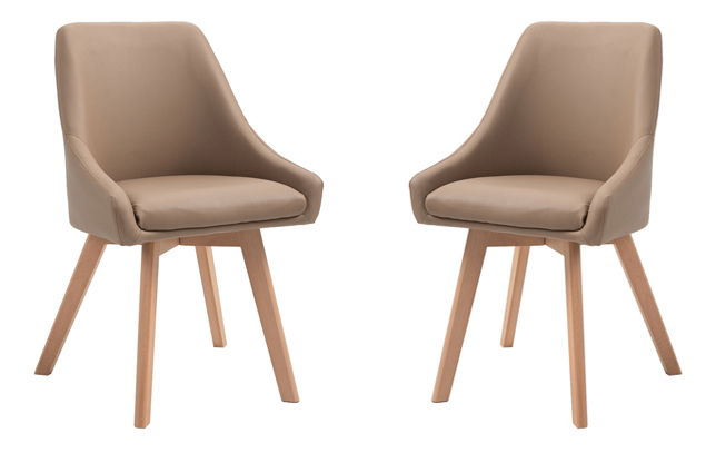 Set 2 ks. jedálenských stoličiek Terra (béžová) *výpredaj