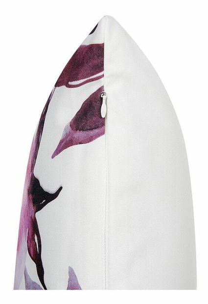 Sada 2 ozdobných vankúšov 45 x 45 cm Lanro (biela)