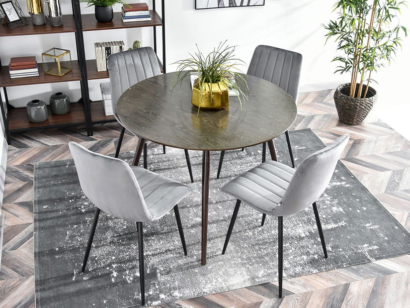 Szék Mia (szürke + arany)