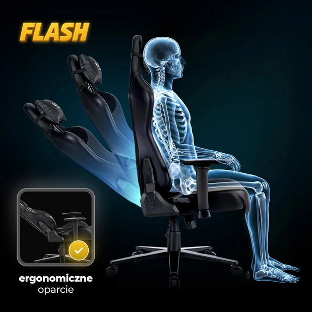 Felső fotel Fomentan (fekete) 