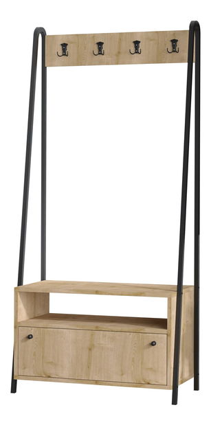 Predsieňová zostava Aliex 20 (Orech + Čierna)