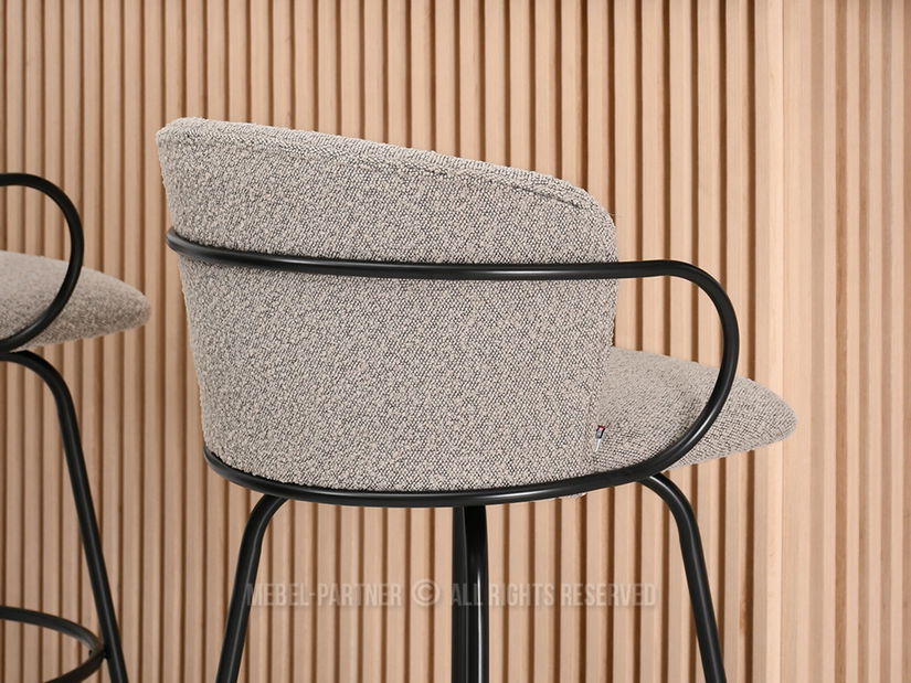 Stolička Sofia (svetlobéžová + čierna)