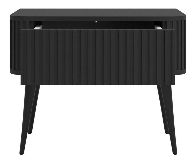 Nočný stolík Oglio O1 (čierna)