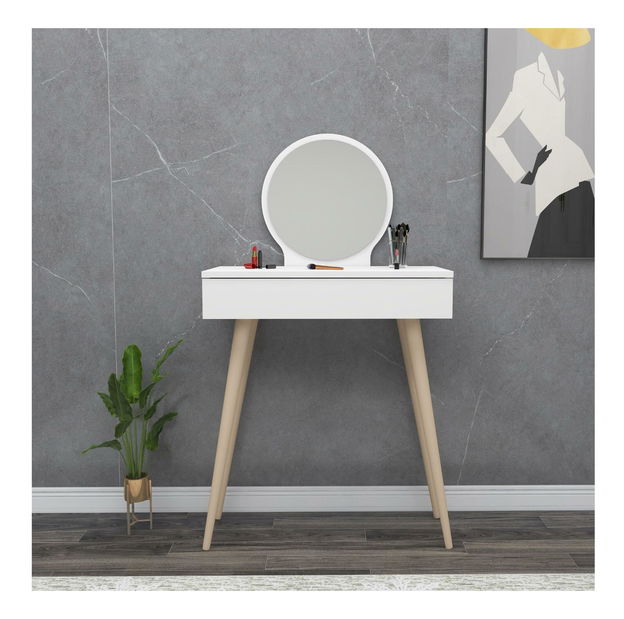 Măsuță de toaletă Doneda (alb) 