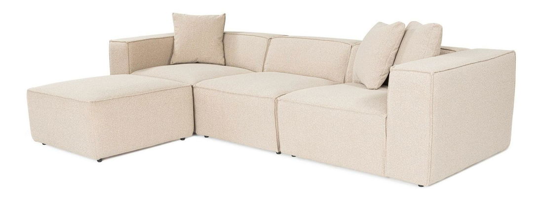 Sarokkanapé Lorella (világosbézs)