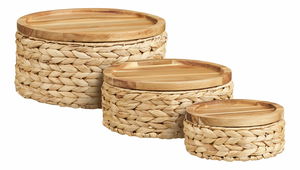 Set 3 ks košíkov Bnevania (prírodná)