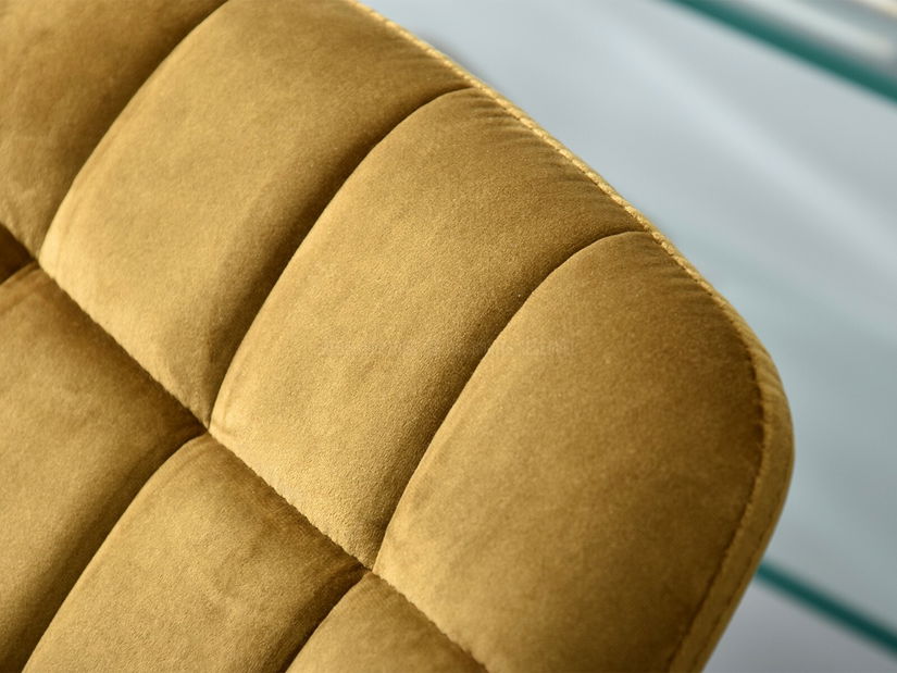 Stolica Eleanor (zlatna + krom)