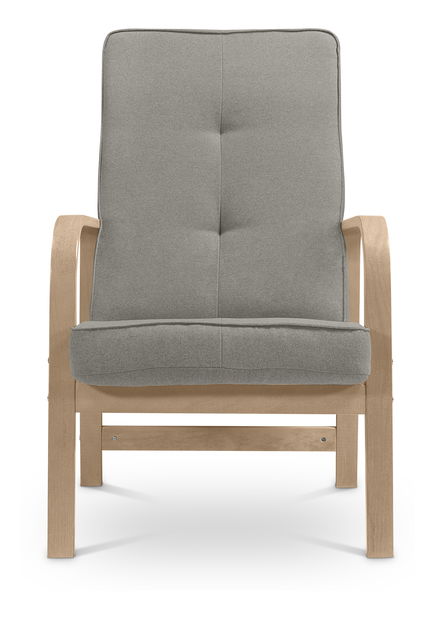 Kreslo BRW Tomas ES (sivá)