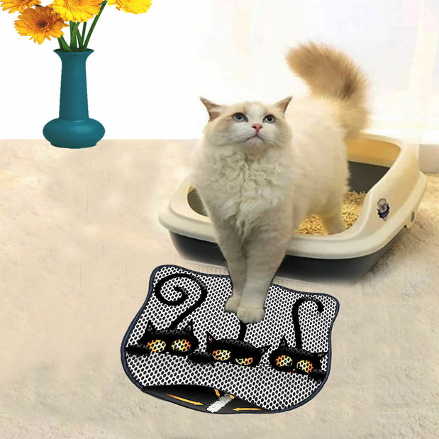 Podložka pod mačací záchod Kadal 8 (viacfarebné)