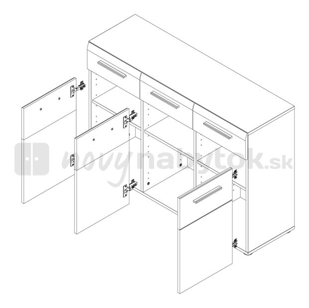 Komoda Kombino 13 CMBK13
