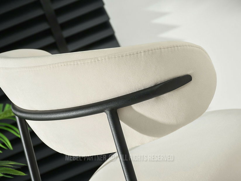 Scaun bar Inezenente (crem + negru)