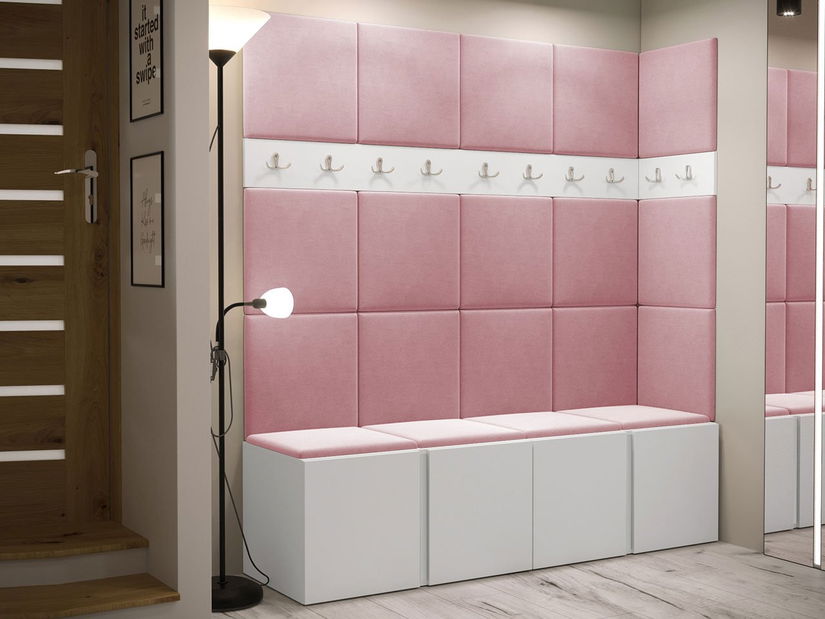 Mobilier hol Tovenaz II (stejar artisan + negru)