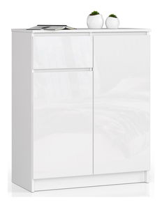 Komód Kaveri (fényes fehér)