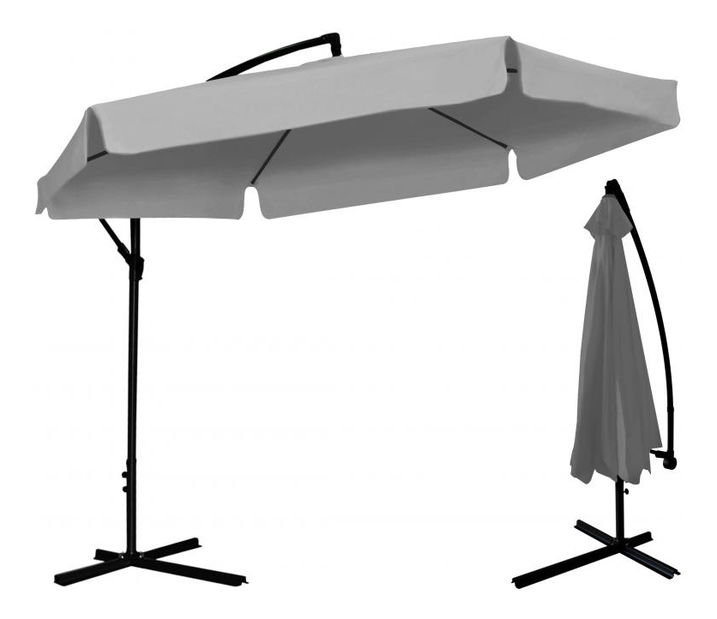 Záhradný slnečník Rona 2 (sivá)