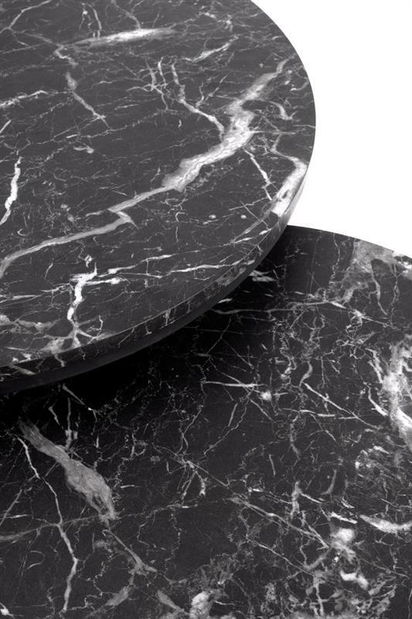 Dohányzóasztal szett (2 db.) Jacarta (fekete) 