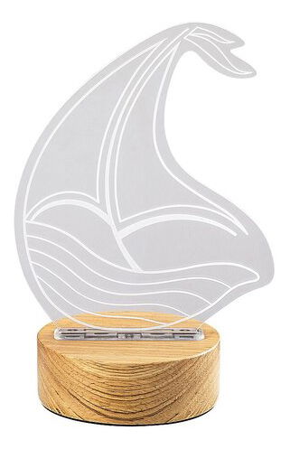 Lampă de masă Akali 76001 (fag + alb)