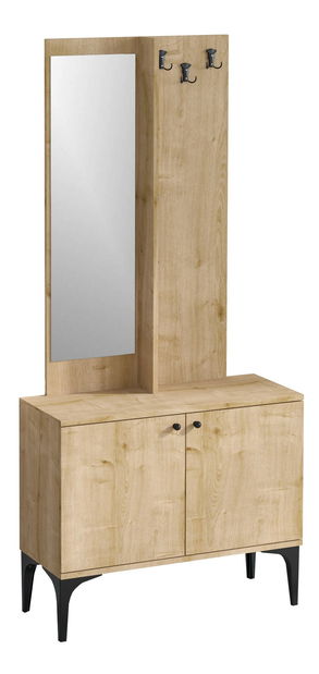 Előszoba szett Aliex 9 (tölgy) (tükörrel)