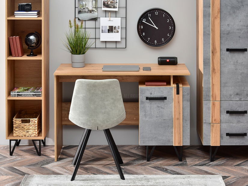 Mobilier living Suspendera SH09 (stejar + negru)