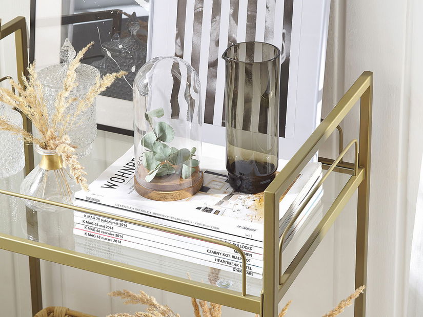 Servírovací stolík VESTA (zlatá) *výpredaj