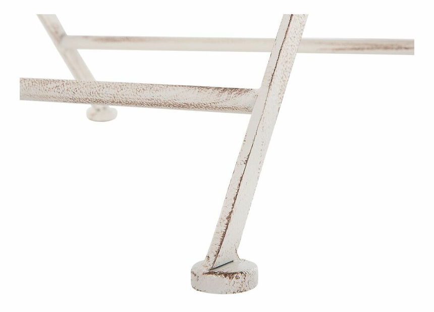 Záhradný stôl 70 cm TRAVISO (kov) (béžová) (pre 2 osoby)