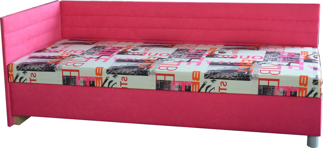 Váľanda 110 cm BRW Elize (ružová) (L)