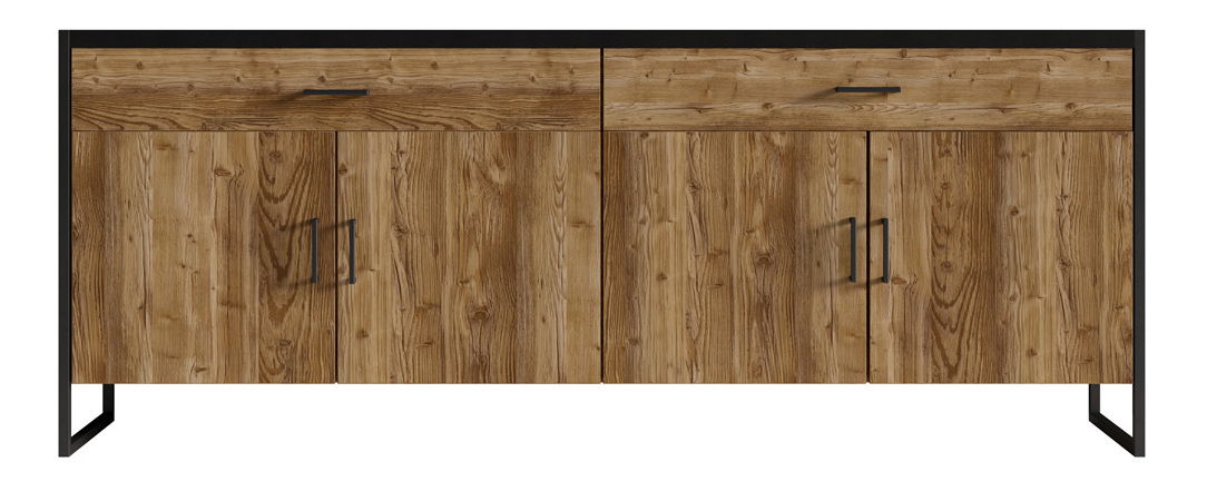 Komoda Taren Typ 25 (smreka + crna)