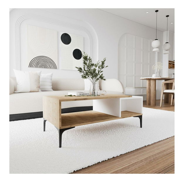 Măsuță cafea Tarza K (Stejar alb)