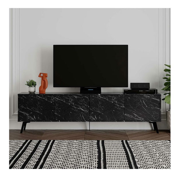 TV asztal/szekrény Duben (fekete)