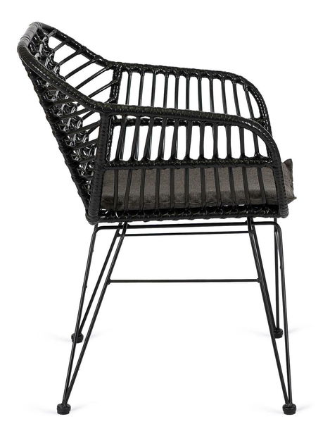 Vrtni set Fuentes (crna) (za 4 osobe)