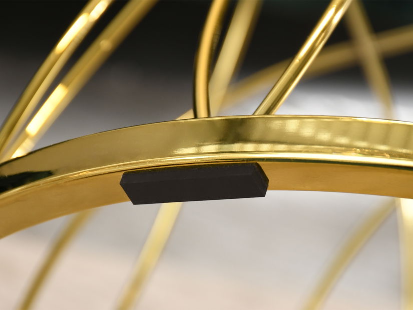 Konferenčný stolík Favorezcan (čierna + zlatá)