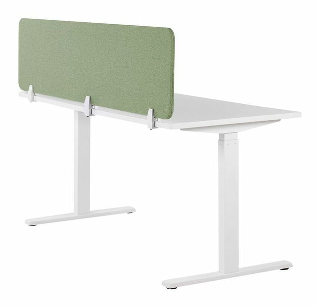 Panou separator birou 180 x 40 cm Walda (verde) 