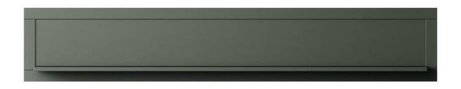 Polica Elvina Typ 02 (tmavozelená + dub lefkas)