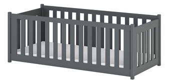 Pat pentru copii 90 x 200 cm Connie (cu somieră) (grafit)