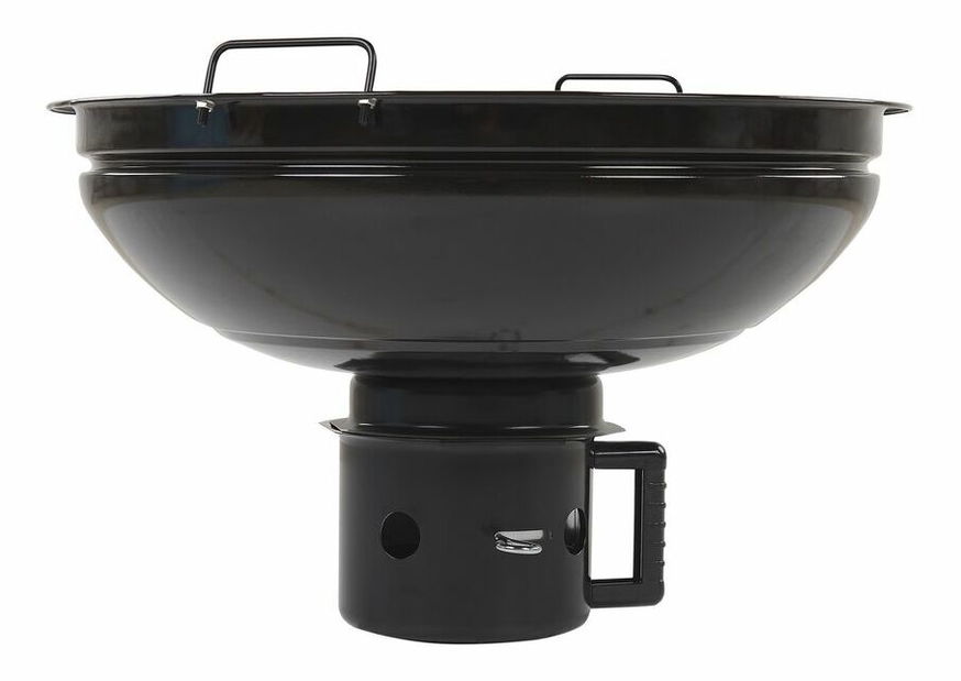 Masă de grădină MENEF (cu grătar) (maro închis) (pentru 4 persoane)