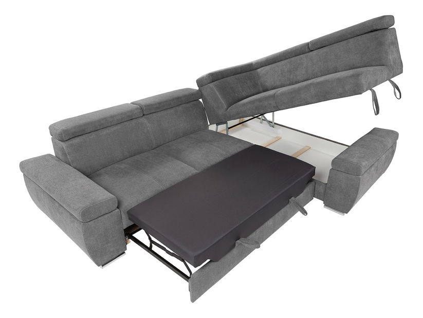 Rohová sedačka BRW Loft 2F.RECBK (svetlosivá) (P)