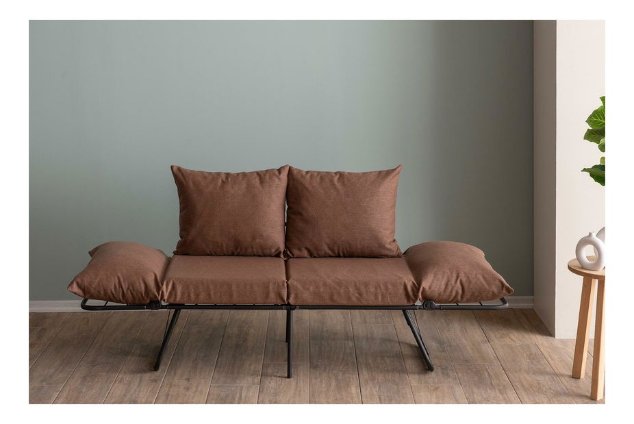 Canapea două locuri Verve 2 (maro deschis)