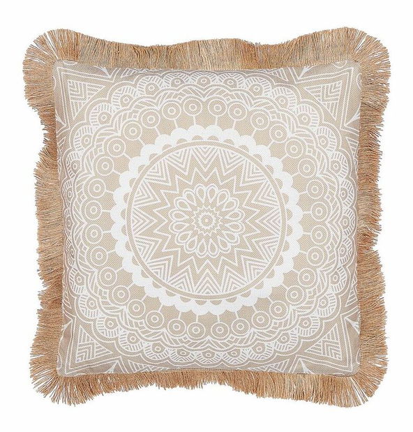 Set ukrasnih jastuka (2 kom.) 45 x 45 cm Geram (bež + bijela)