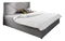 Franciaágy  Boxspring 140 cm Fade 4 (szürke) (matraccal és tárolóhellyel)