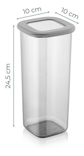 Set recipiente alimente (3 buc.) Boxy 317 (antracit)