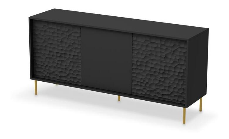 Ormarić Balle (crna + zlatna)