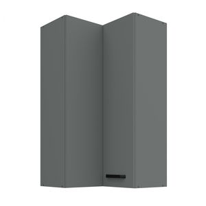 Dulap superior de bucătărie, de colț Nesia 60x60 GN-108 2F (90°) (Cadru: antracit + front: antracit)