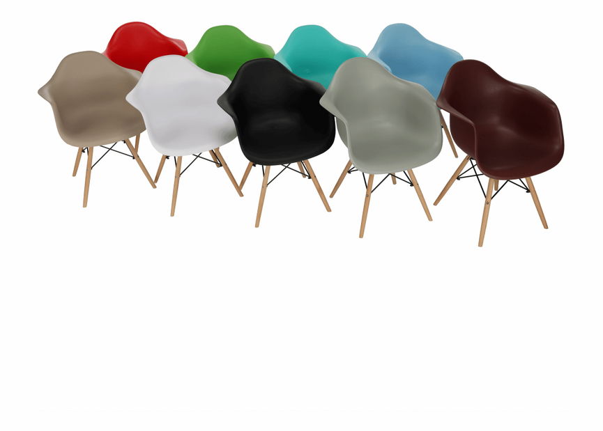 Set 2 ks. jedálenských stoličiek Damiron PC 019 (mentolová) *výpredaj