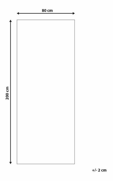 Covor 80 x 200 cm Saik (alb)