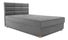 Egyszemélyes ágy 120 cm Picasso II (szürke) (tárolóhellyel és matraccal) 