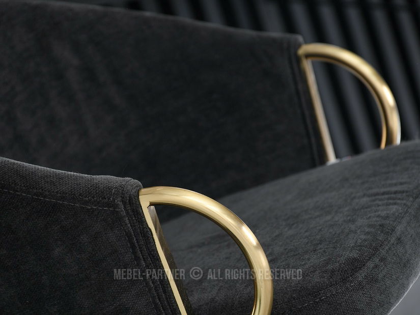 Scaun Carma B (negru + auriu)